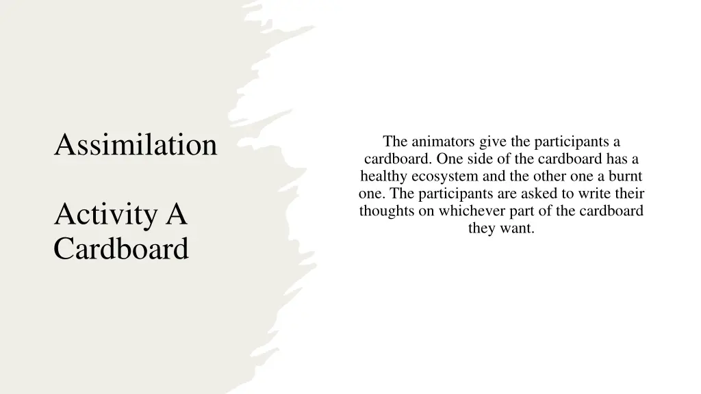 assimilation