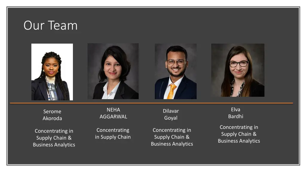 our team