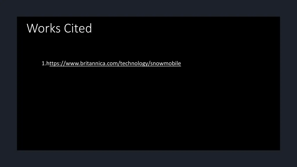 works cited