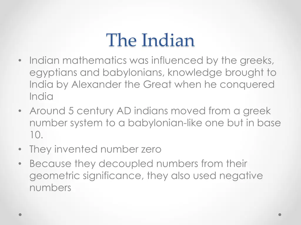 the indian