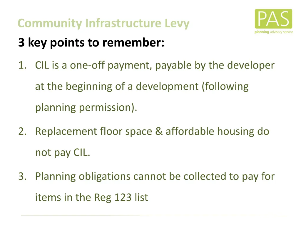 community infrastructure levy