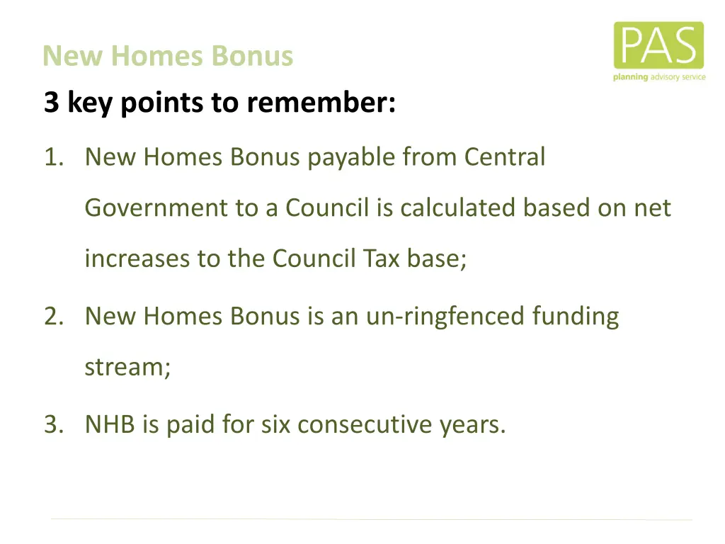 new homes bonus