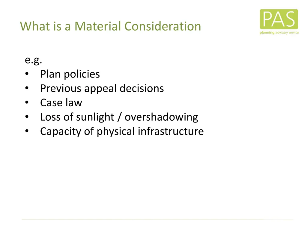 what is a material consideration