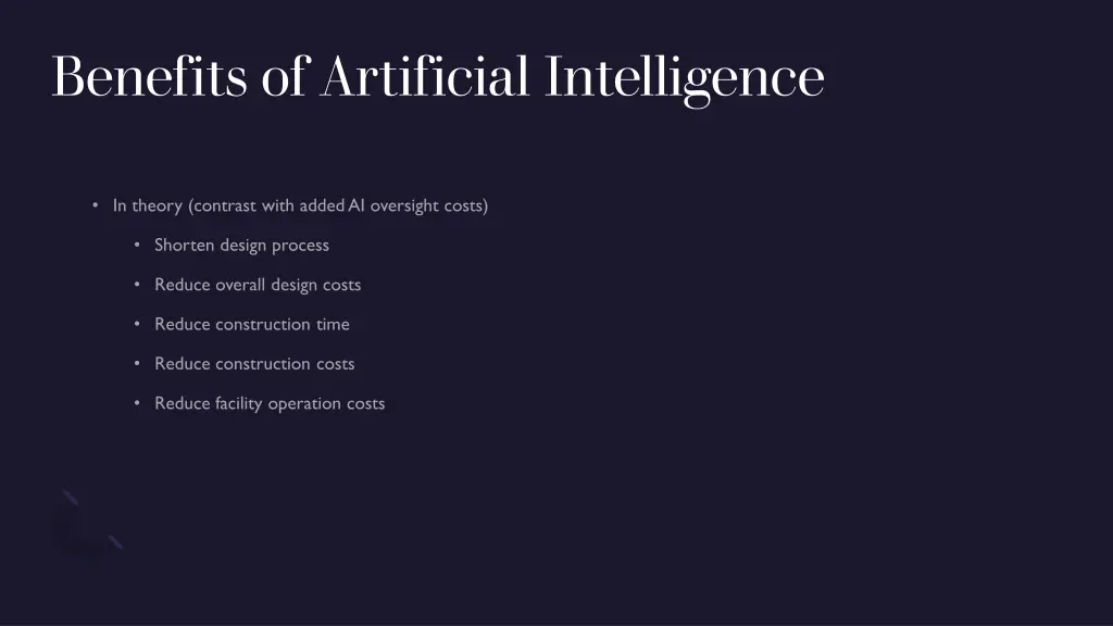 benefits of artificial intelligence