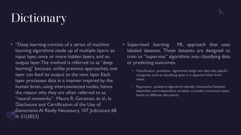 dictionary