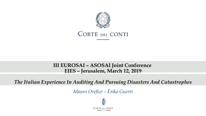 iii eurosai asosai joint conference eies