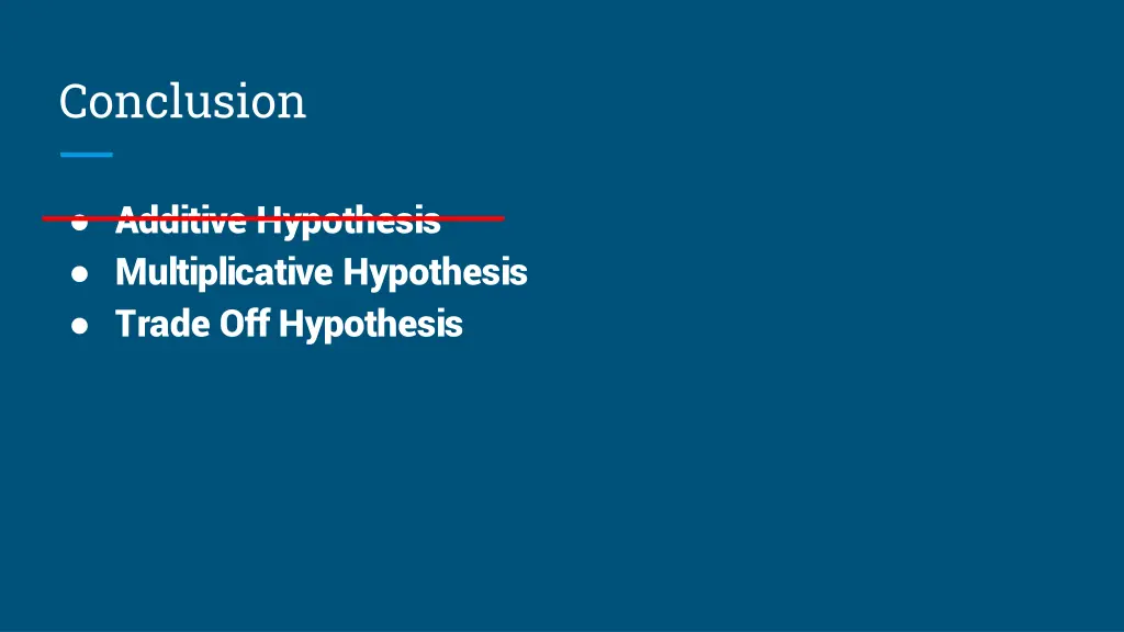 conclusion 1