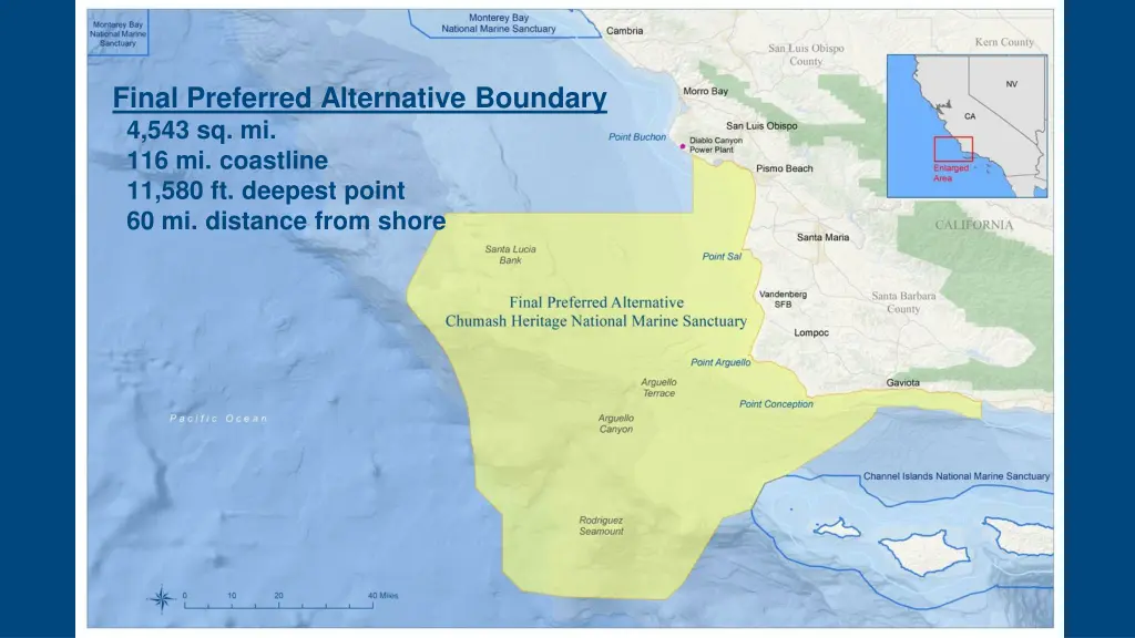 final preferred alternative boundary