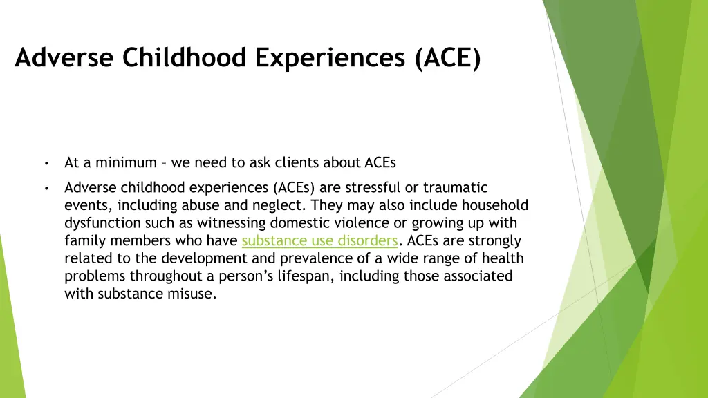 adverse childhood experiences ace