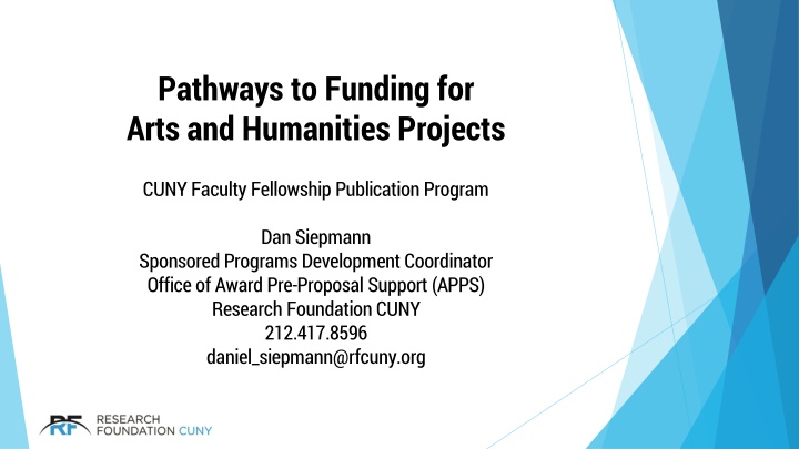 pathways to funding for arts and humanities