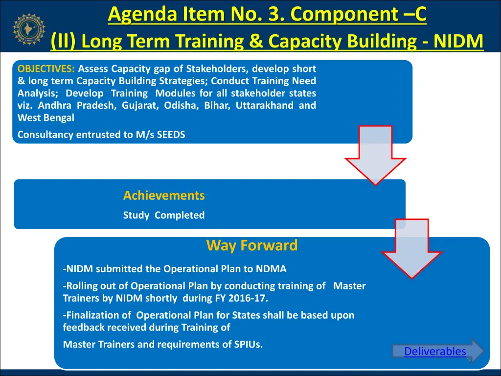 agenda item no 3 component c ii long term