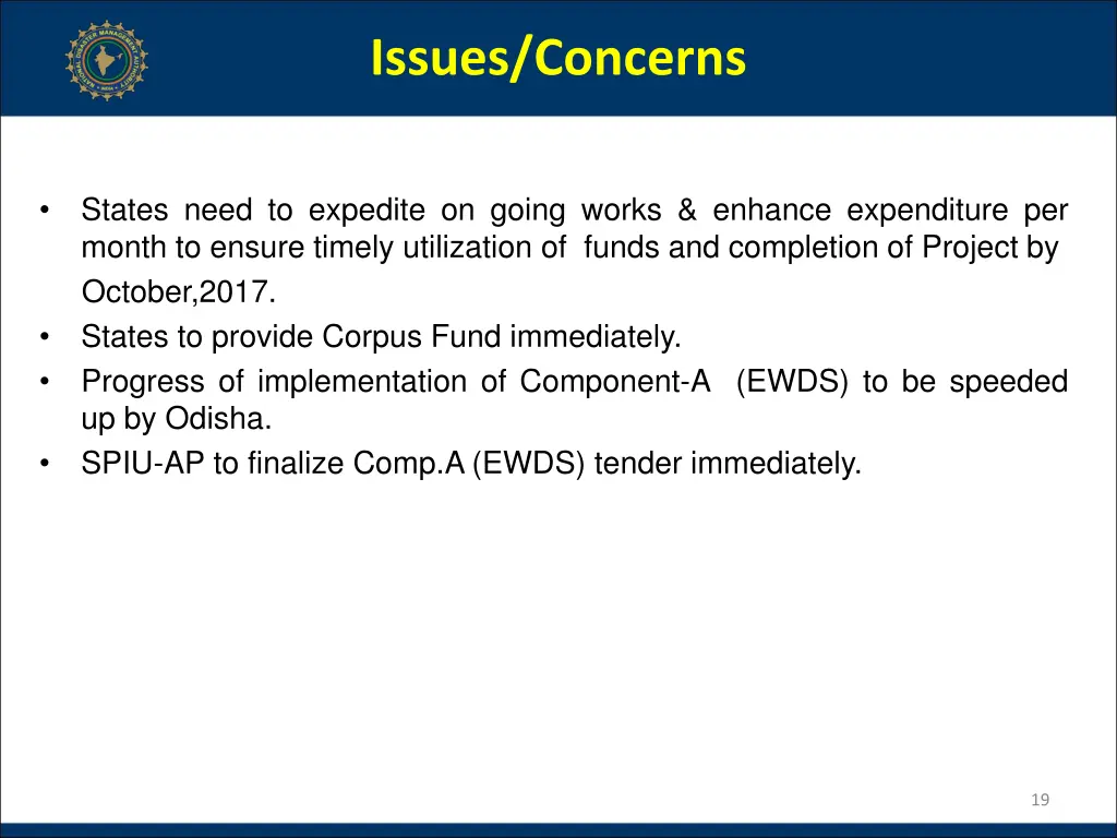 issues concerns
