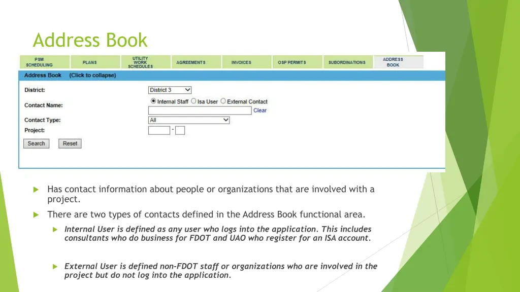 address book