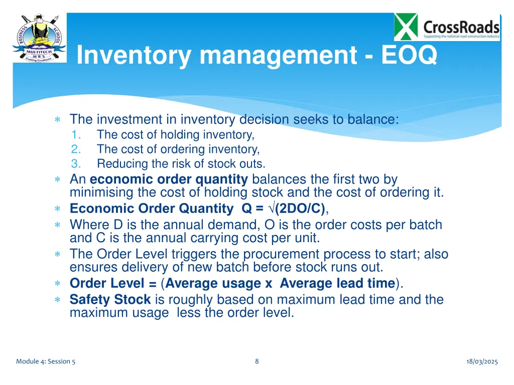 inventory management eoq
