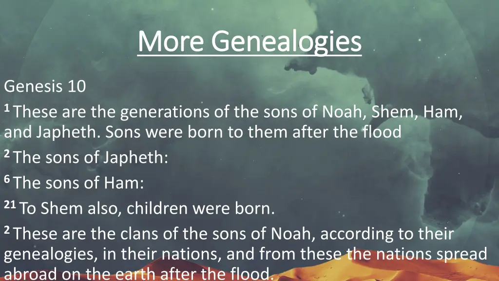 more genealogies more genealogies