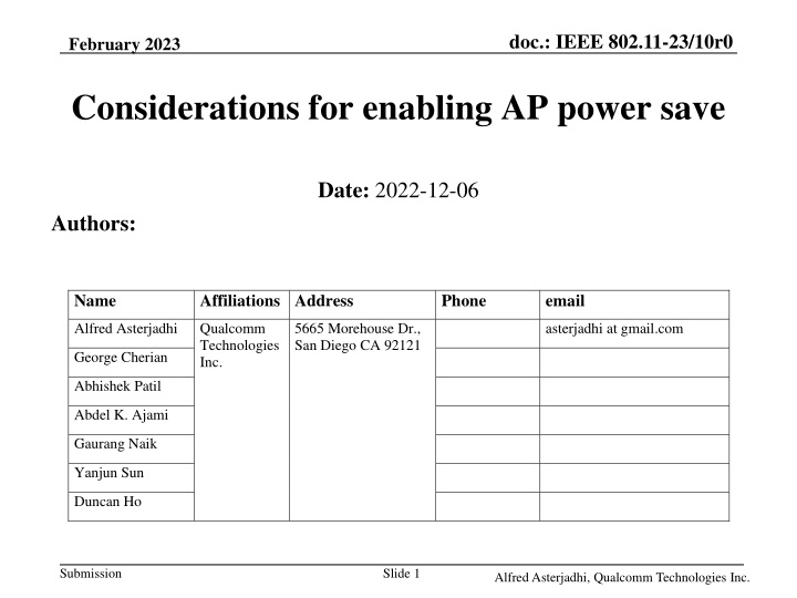 doc ieee 802 11 23 10r0