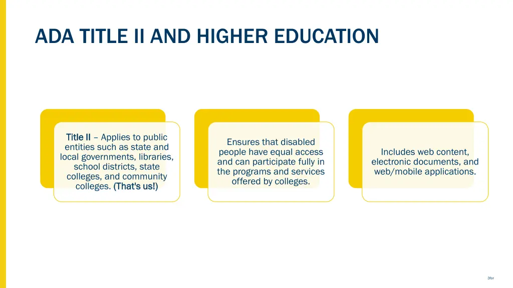 ada title ii and higher education
