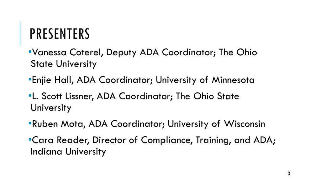 presenters vanessa coterel deputy ada coordinator