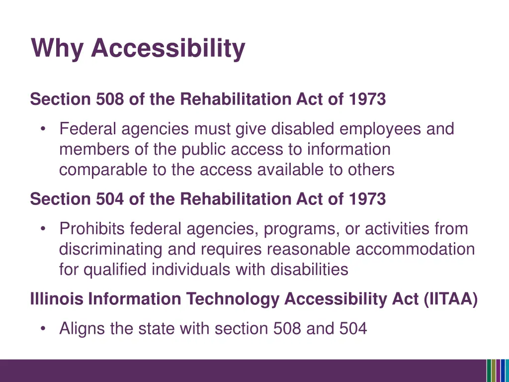why accessibility 1