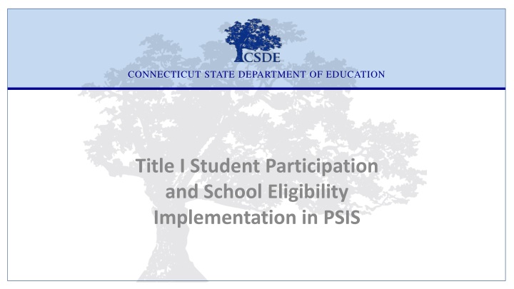 connecticut state department of education