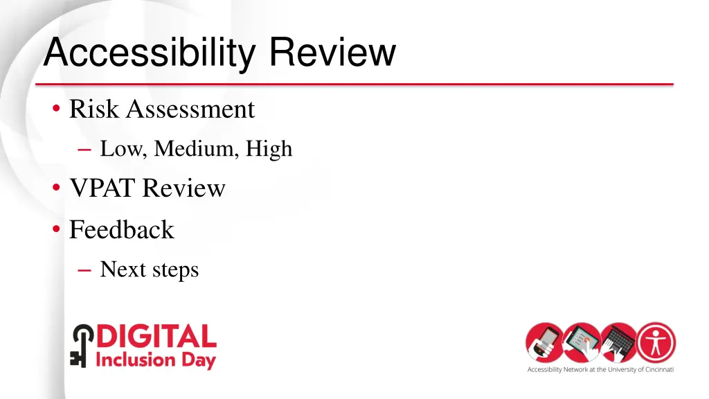 accessibility review
