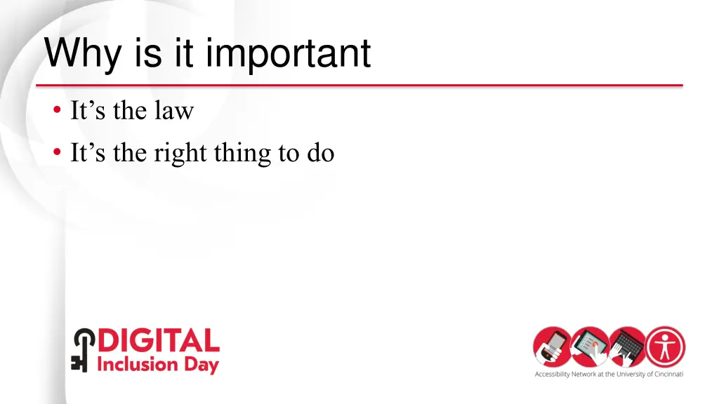 why is it important