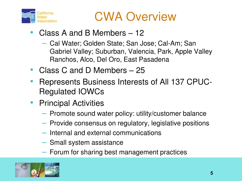 cwa overview