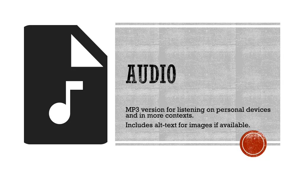 audio