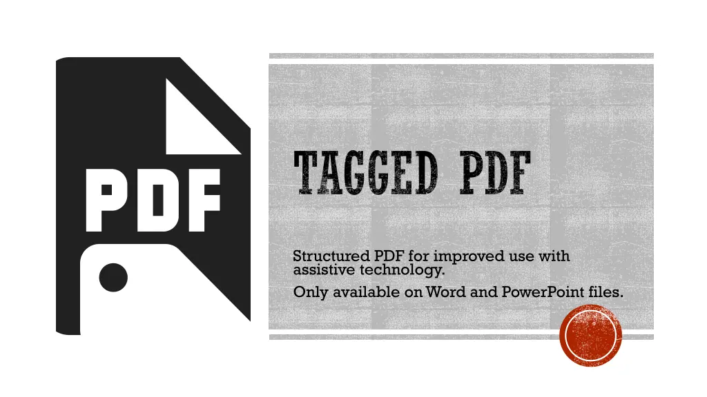tagged pdf
