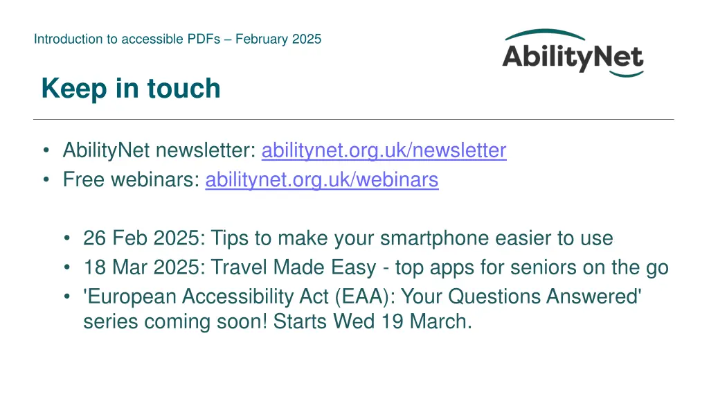 introduction to accessible pdfs february 2025 25