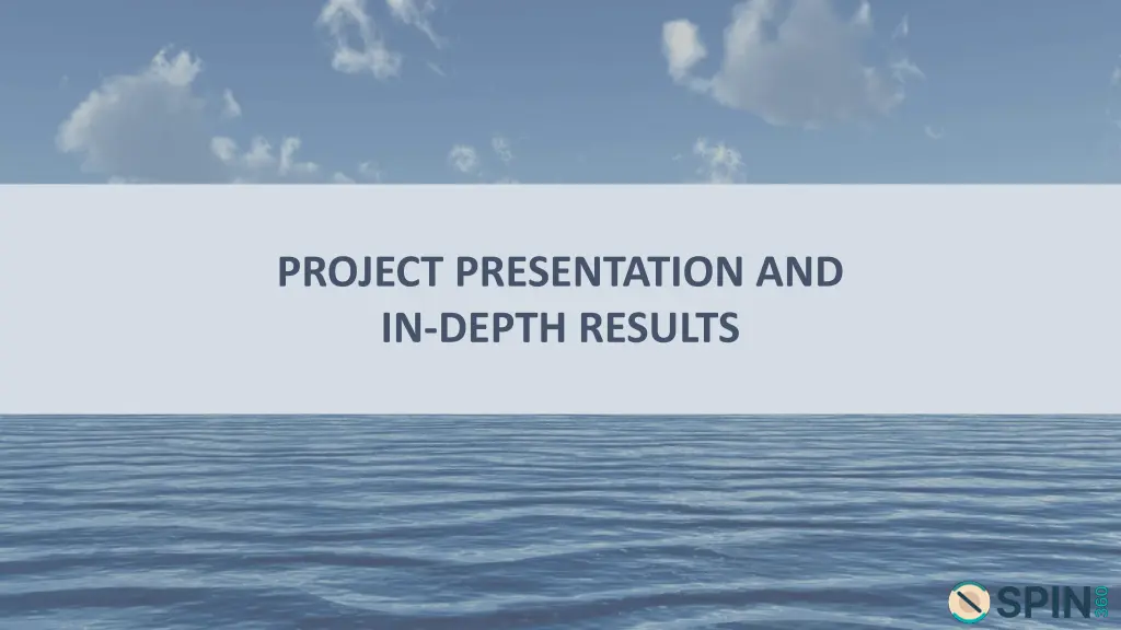 project presentation and in depth results