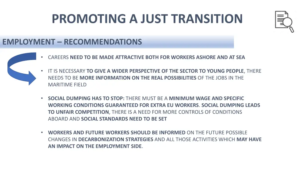 promoting a just transition 1