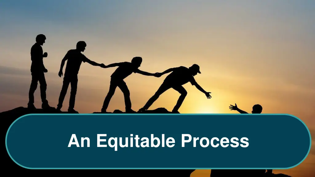 an equitable process
