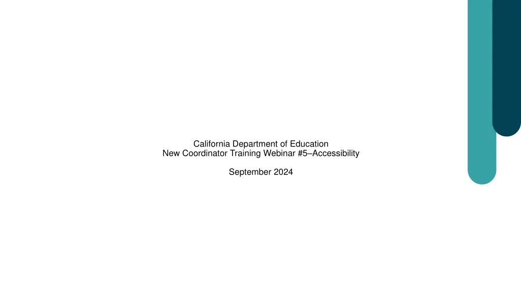 california department of education