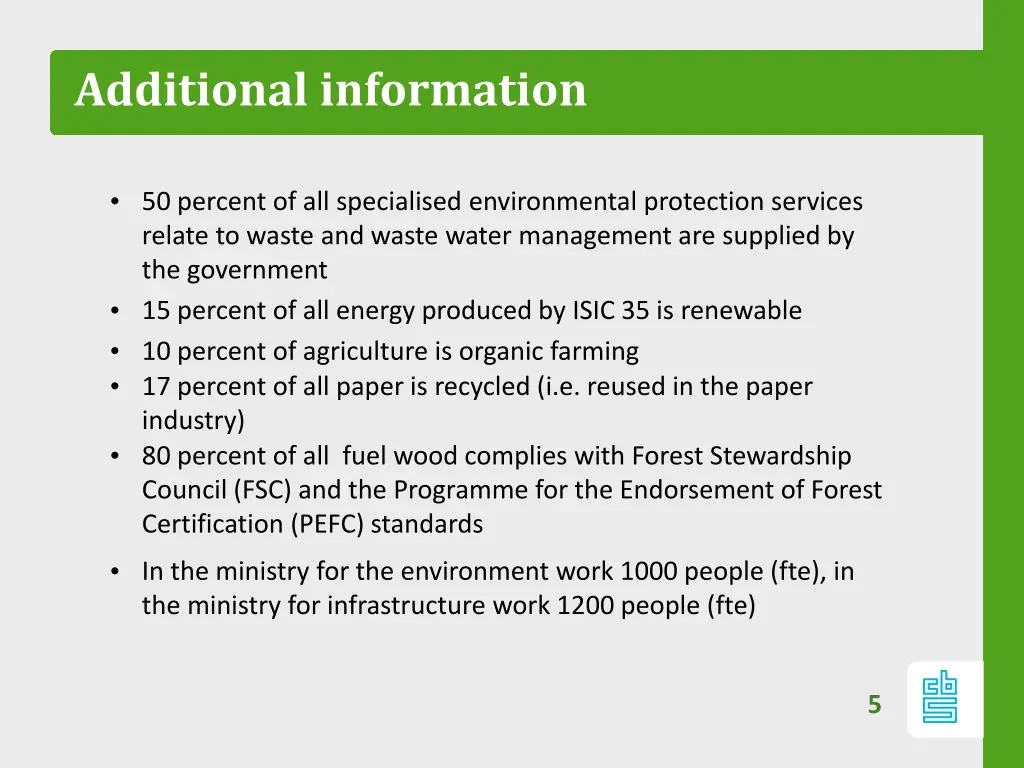 additional information
