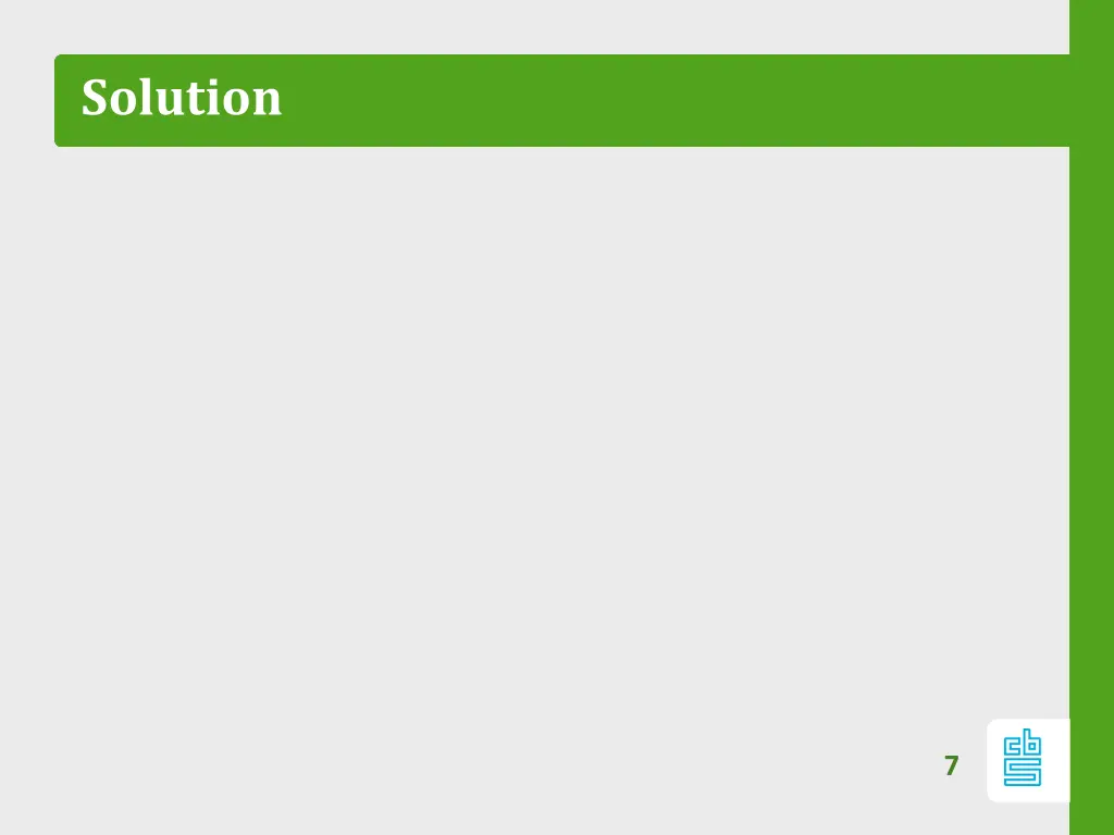 solution
