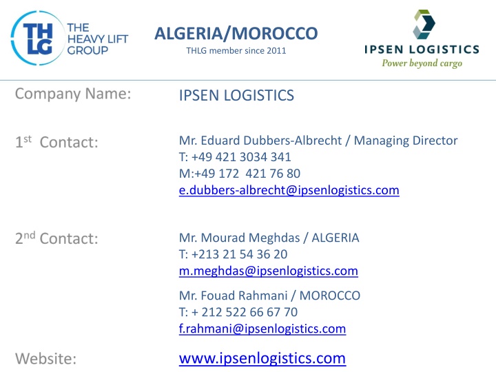 algeria morocco thlg member since 2011