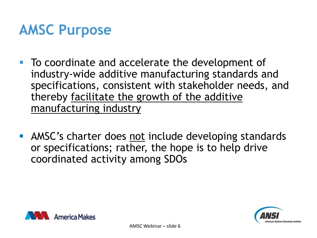 amsc purpose