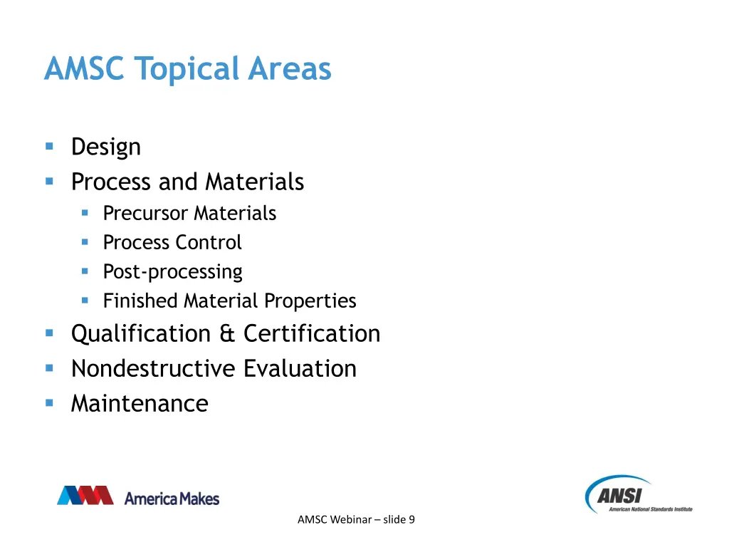 amsc topical areas