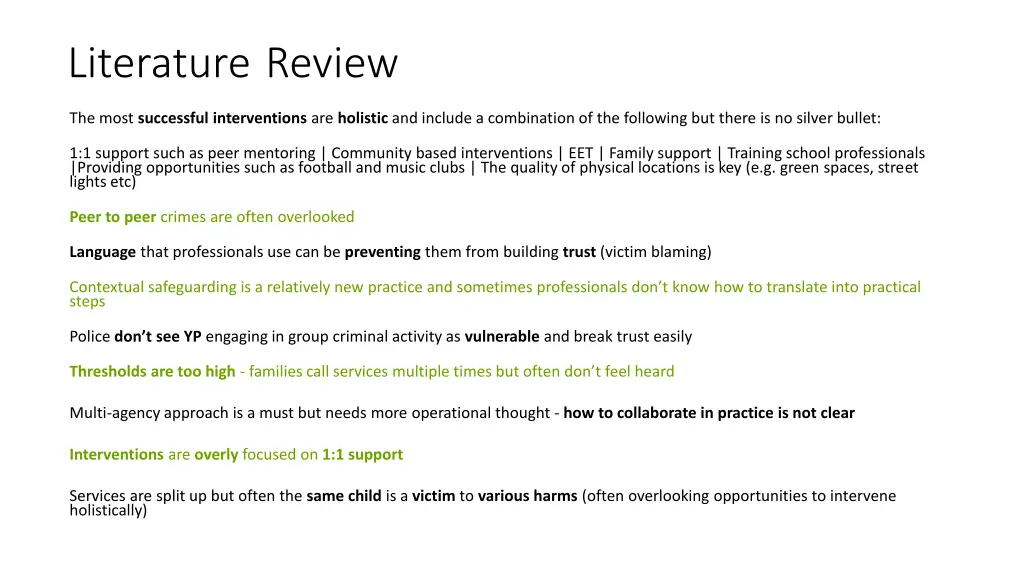 literature review