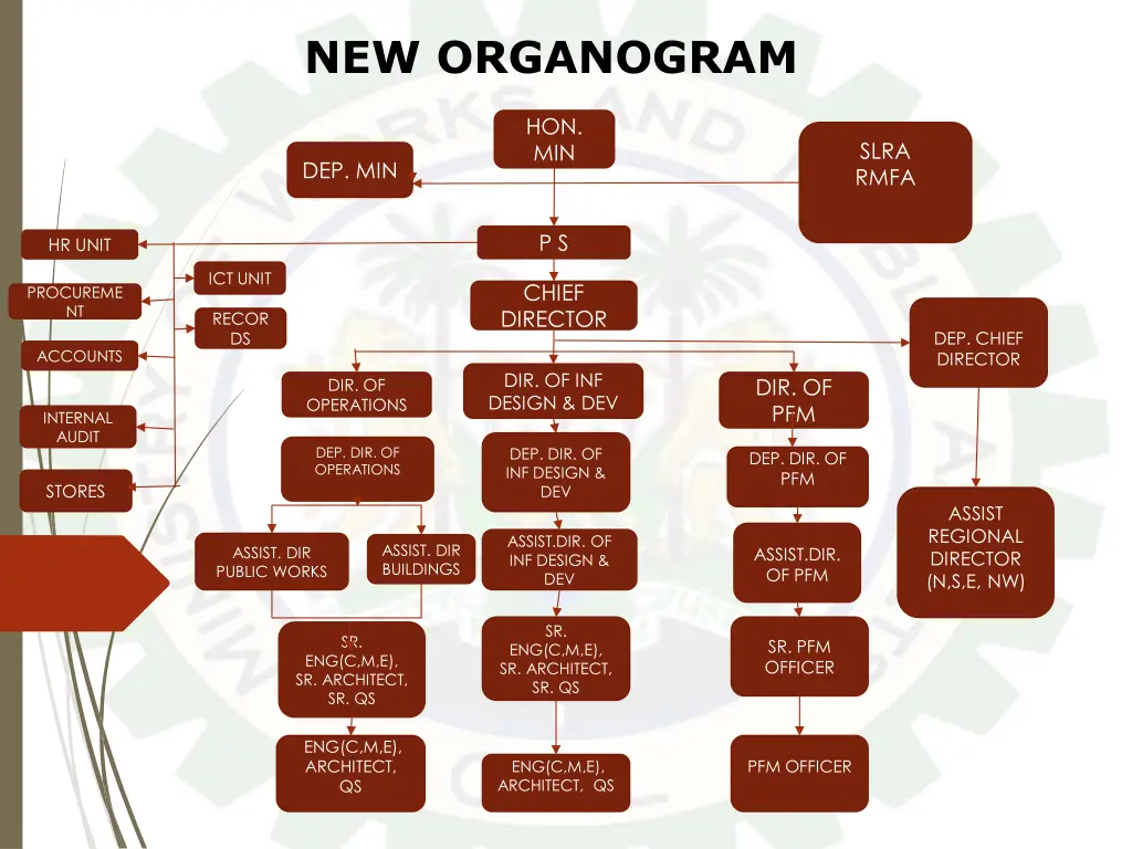 new organogram