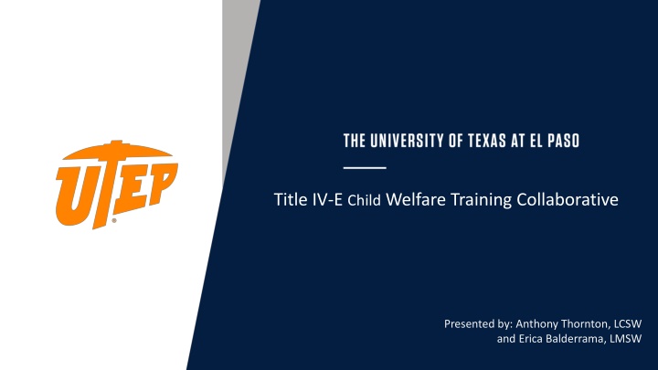 title iv e child welfare training collaborative
