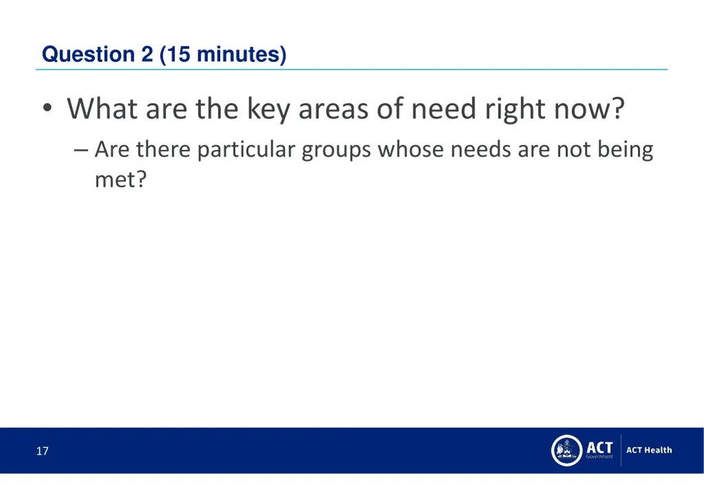 question 2 15 minutes