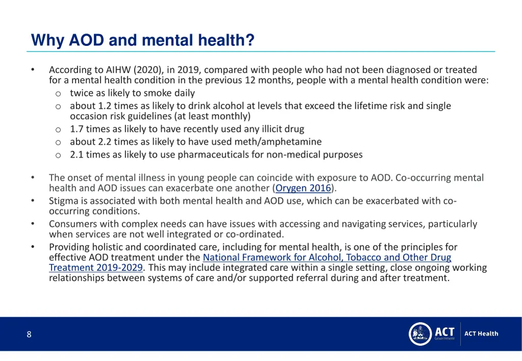 why aod and mental health
