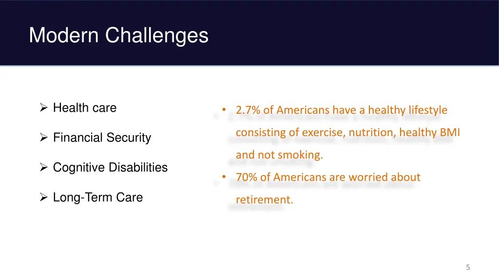 modern challenges