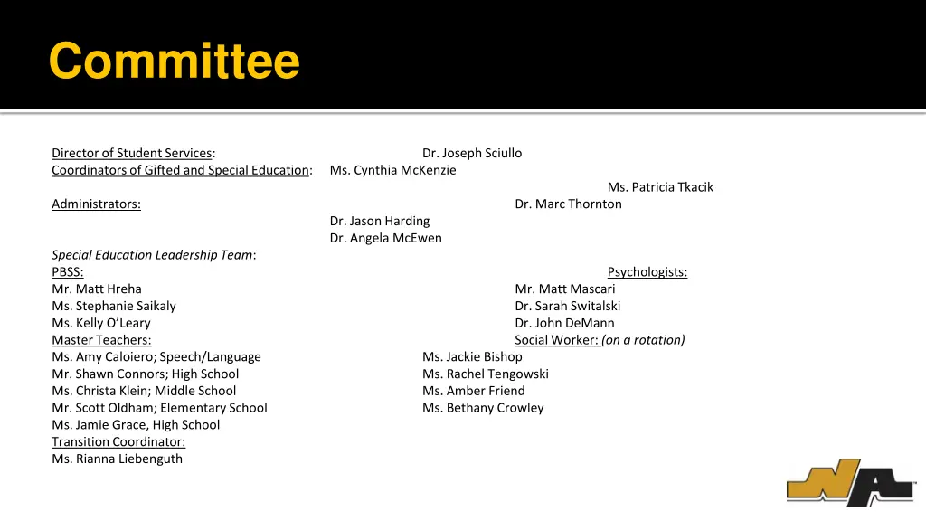 committee