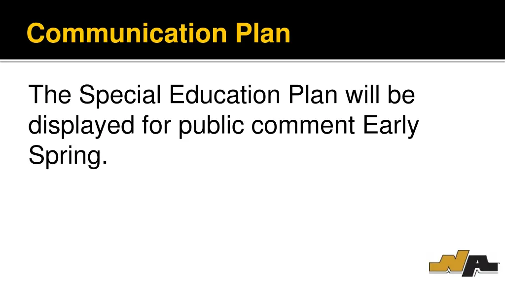 communication plan 1