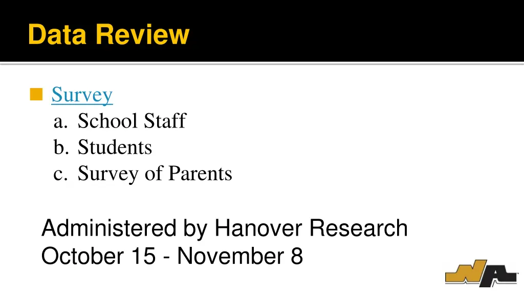 data review 2