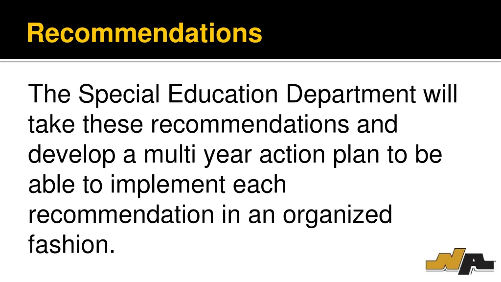 recommendations 1