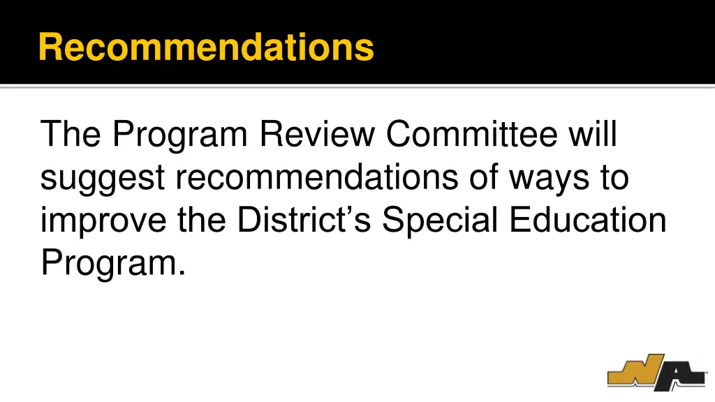 recommendations